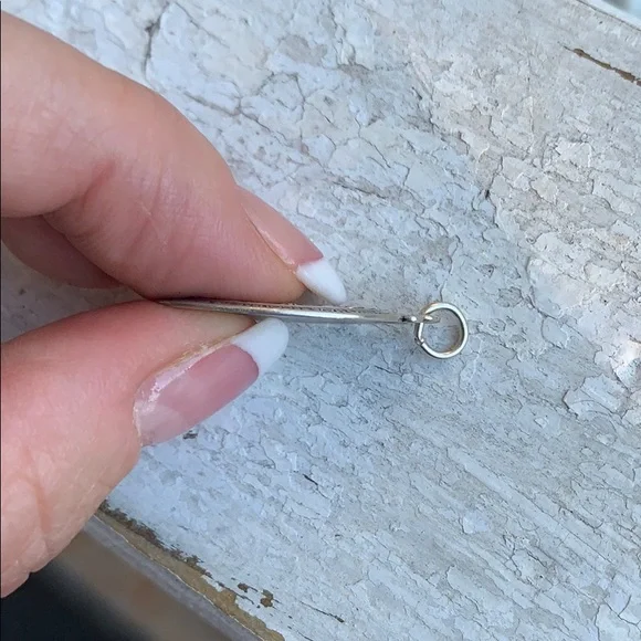 Vintage Sterling Saint Mary Pray for Us Pendant - Picture 10 of 16